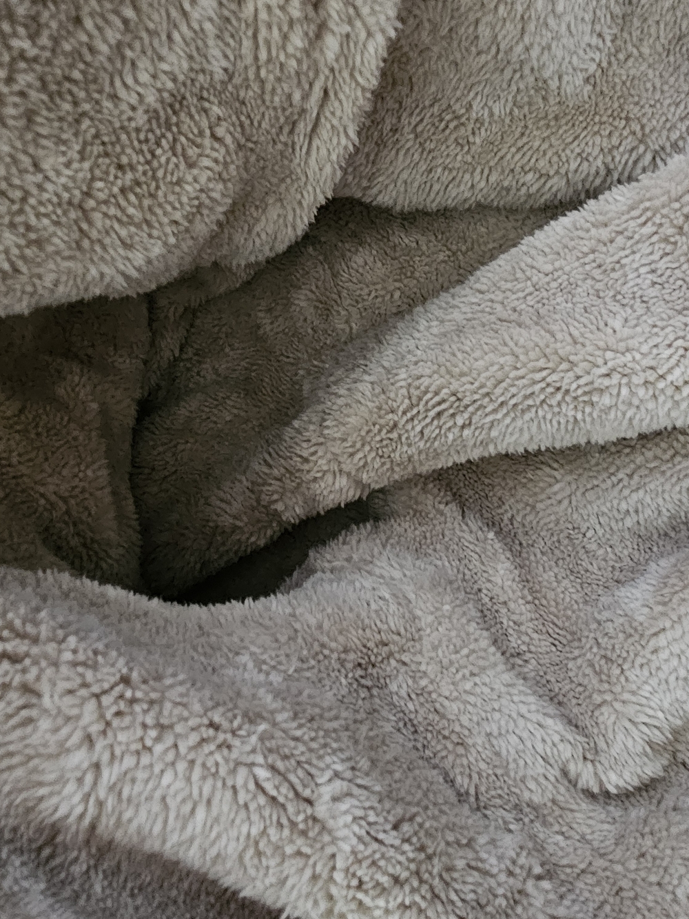 Veusna Plaid Sherpa-Lined Hooded Jacket - Tan & White 2xl Thick, Heavy, Warm. - Picture 4 of 5